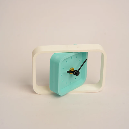 SpinFrame Desk Clock