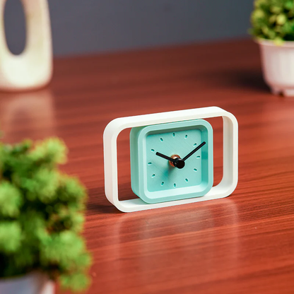 SpinFrame Desk Clock