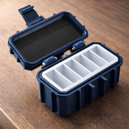 Zuneec- 6 Slot-Camera Battery Case | Rugged Style| Battery Storage Case | Customizable