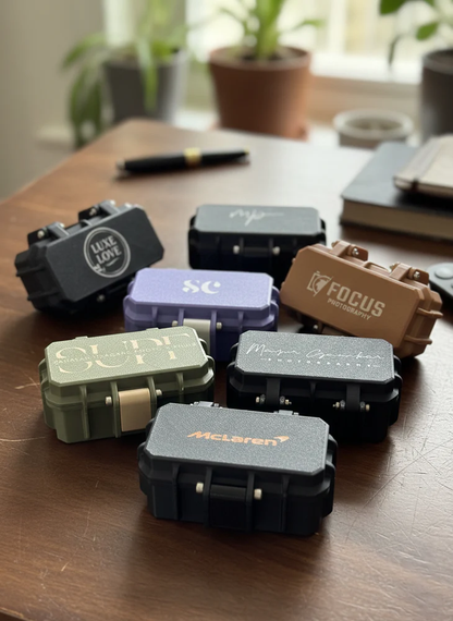 Zuneec- 6 Slot-Camera Battery Case | Rugged Style| Battery Storage Case | Customizable