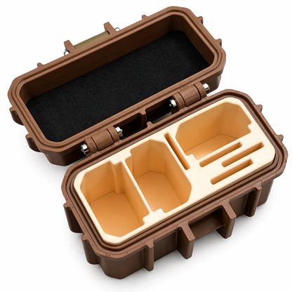 Zuneec- 3 Slot-Camera Battery + 4 SD Slots| Rugged Style| Battery Storage Case | Customizable