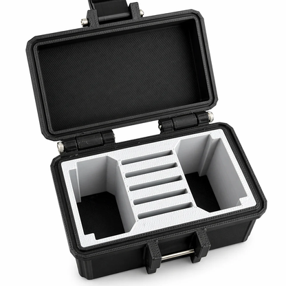 Zuneec - 2 Slot-Camera Battery + 5 SD Slots| Rugged Style| Battery Storage Case | Customizable