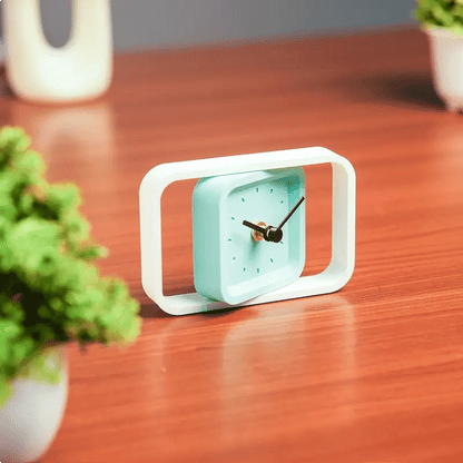 SpinFrame Desk Clock